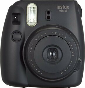 (中古品)FUJIFILM インスタントカメラ チェキ instax mini 8 ブラック INS MINI 8 B　(shin