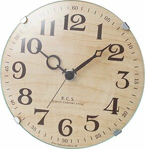 NOA テーブルクロック パドメラミニオールド 置き時計 ナチュラル W-614 N(中古品)　(shin