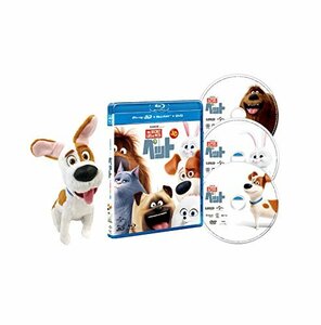 ペット 3D+ブルーレイ+DVDセット(3枚組) マックスぬいぐるみ付きスペシャルパック(数量限定生産) [Blu-ray](中古品)　(shin