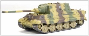 プラッツ 1/72 ドイツヤークトティーガー(ヘンシェル)第653 (完成品) プラモデル CH62010(中古品)　(shin