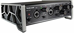 TASCAM オーディオMIDIインターフェース USB2.0/iPad接続対応/2入力2出力 ハイレゾ音源対応 US-2x2(中古 未使用品)　(shin