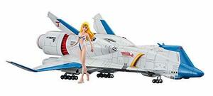 ハセガワ クリエイターワークスシリーズ クラッシャージョウ ミネルバ OVA版 1/400スケール 色分け済みプラモデル w/ (中古品)　(shin