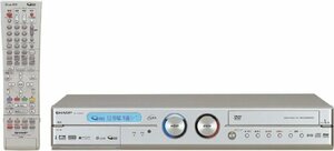 SHARP ハードディスク一体型DVDレコーダー DV-HR500 HDD250GB/BSアナログ内蔵(中古品)　(shin