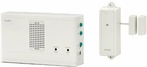 【新品】 ELPA ワイヤレスチャイム ドア用送信器セット EWS-1002　(shin