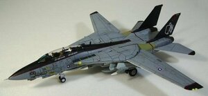 ユニマックス 1/72 F-14A TOMCAT U.S.NAVY VF-154 BLACK KNIGHTS 完成品(中古品)　(shin