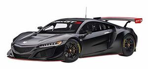 AUTOart 1/18 ホンダ NSX GT3 2018 マット・ブラック 完成品 81899(中古品)　(shin