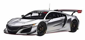 AUTOart 1/18 ホンダ NSX GT3 2018 ハイパー・シルバー 完成品 81897(中古品)　(shin