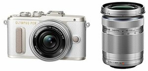 OLYMPUS ミラーレス一眼 E-PL8 ダブルズームキット ホワイト　(shin