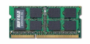 BUFFALO PC3-10600(DDR3-1333)対応 204Pin用 DDR3 SDRAM S.O.DIMM4GB D3N133　(shin