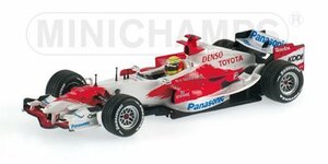 Minichamps 1/43 パナソニックトヨタ 2007 ショーカー R.シューマッハ ライジングサン 完成品(中古 未使用品)　(shin