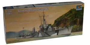 トランペッター 1/350 ドイツ海軍 Z級駆逐艦 “Z-30 1942” プラモデル(中古 未使用品)　(shin