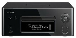 【中古 良品】 DENON CEOL ネットワークCDレシーバー AirPlay/ハイレゾ音源対応 ブラック RCD-　(shin