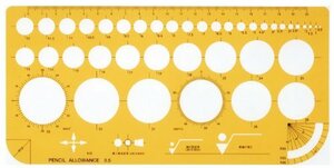 ウチダ テンプレート No.863 仕上記号定規 012-0012(未使用品)　(shin