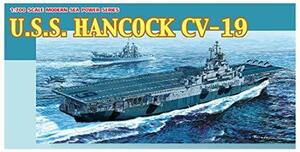 ドラゴン 1/700 アメリカ海軍 航空母艦 U．S．S．ハンコック CV-19 プラモデル DR7056(中古 未使用品)　(shin