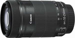 Canon 望遠ズームレンズ EF-S55-250mm F4-5.6 IS STM APS-C対応 EF-S55-250(未使用の新古品)　(shin