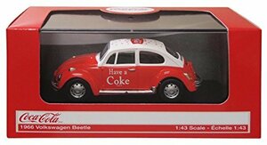 Coca-Cola Collectibles 1/43 VW ビートル 1966 レッド 完成品(中古 未使用品)　(shin