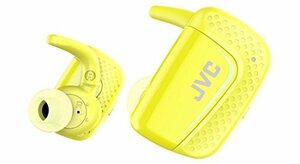 JVC HA-ET900BT 完全ワイヤレスイヤホン Bluetooth/防水(IPX5対応)/最大9時間再生 イエロー HA-E(中古品)　(shin