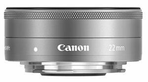 Canon 単焦点広角レンズ EF-M22mm F2 STM シルバー ミラーレス一眼対応 EF-M222STMSL(中古 未使用品)　(shin