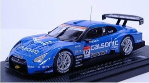 エブロ 1/43 カルソニック インパル GT-R 2008 #12 完成品(中古品)　(shin