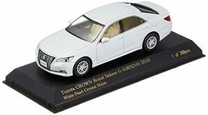 ヒコセブン CARNEL 1/43 トヨタ クラウン ロイヤルサルーン G (GRS210) 2016 White Pearl Crystal Shine 完成品(中古 未使用品)　(shin