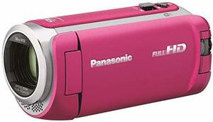パナソニック HDビデオカメラ 64GB ワイプ撮り 高倍率90倍ズーム ピンク HC-WZ590M-P(中古品)　(shin