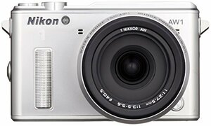 【中古 良品】 Nikon ミラーレス一眼カメラ Nikon1 AW1 防水ズームレンズキット シルバー N1AW　(shin