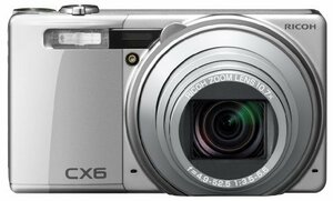 【中古 良品】 RICOH デジタルカメラ CX6シルバー CX6-SL　(shin