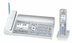 パナソニック おたっくす デジタルコードレスFAX 子機1台付き 1.9GHz DECT準拠方式 シルバー KX-PD551DL-S　(shin