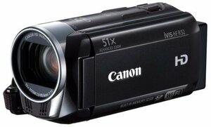 Canon デジタルビデオカメラ iVIS HF R32 ブラック 光学32倍 Wi-Fi IVISHFR32BK　(shin