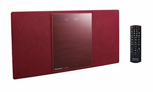 パナソニック ミニコンポ Bluetooth対応 レッド SC-HC400-R　(shin