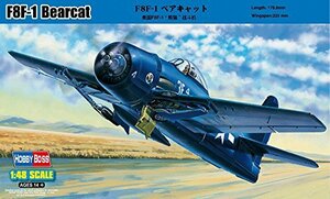 ホビーボス 1/48 エアクラフトシリーズ F8F-1 ベアキャット プラモデル(中古品)　(shin