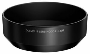 【新品】 OLYMPUS 単焦点レンズ M.ZUIKO DIGITAL 25mm用 レンズフード ブラック LH-49B BLK　(shin