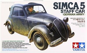 タミヤ 1/35 ミリタリーミニチュアシリーズ No.321 ドイツ陸軍 スタッフカー シムカ5 プラモデル 35321(中古 未使用品)　(shin