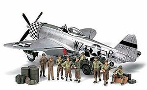 タミヤ 1/48 アメリカ歩兵休息&P-47Dセット(未使用・未開封品)　(shin