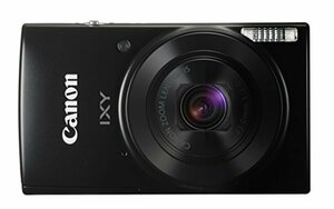 【中古 良品】 Canon デジタルカメラ IXY 190 ブラック 光学10倍ズーム IXY190BK　(shin