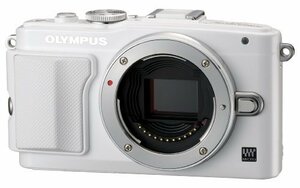 【中古 良品】 OLYMPUS ミラーレス一眼 PEN Lite E-PL6 ボディ ホワイト E-PL6 BODY WHT　(shin