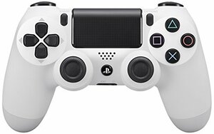 ワイヤレスコントローラー (DUALSHOCK 4) グレイシャー・ホワイト(未使用品)　(shin