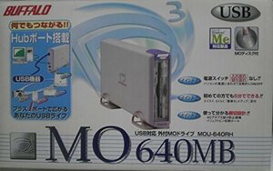 バッファロー　ＵＳＢ対応　外付けＭＯドライブ　ＭＯＵ－640ＲＨ(中古品)　(shin