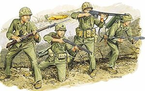 プラッツ 1/35 第二次世界大戦 アメリカ海兵隊 硫黄島 1945 プラモデル DR6038(中古 未使用品)　(shin