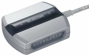 【2004年モデル】ELECOM ゲームパッドコンバータ USB接続 プレステ/プレステ2コントローラ対応 マクロ機能搭載 2ポー(中古品)　(shin