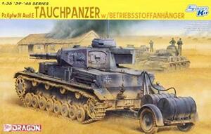 サイバーホビー 1/35 4号E 潜水戦車w/トレーラー 86402(中古品)　(shin