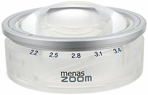 [ new goods ] ESCHENBACH desk magnifier menas zoom magnification 2.2 times ~3.4 times 1438-8 (shin