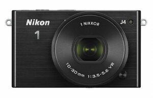 Nikon ミラーレス一眼 Nikon1 J4 標準パワーズームレンズキット ブラック J4HPLKBK(中古品)　(shin