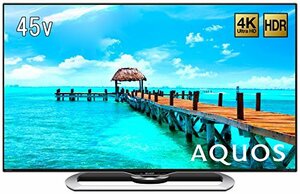 (中古品)シャープ 45V型 液晶 テレビ AQUOS LC-45US40 4K HDR対応 低反射「N-Black　(shin