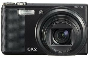 【中古 良品】 RICOH デジタルカメラ CX2 ブラック CX2BK　(shin