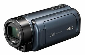 JVCKENWOOD JVC ビデオカメラ Everio R 4K撮影 防水 防塵 ディープオーシャンブルー GZ-RY980-A(中古品)　(shin