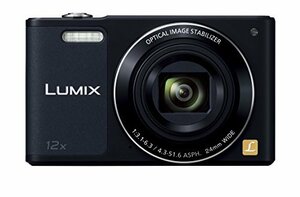 【中古品】 Panasonic デジタルカメラ ルミックス SZ10 光学12倍 ブラック DMC-SZ10-K　(shin