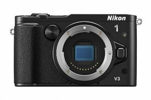 【中古 良品】 Nikon ミラーレス一眼Nikon 1 V3 ボディ ブラック N1V3BK　(shin