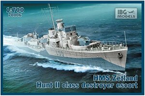 IBG 1/700 イギリス 海軍 ハントII級護衛駆逐艦 ゼットランドL59 1942年 プラモデル PB70006(中古品)　(shin