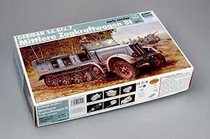 トランペッター 1/35 ドイツ軍 Sd.kfz.7 8tハーフトラック初期型 プラモデル(中古 未使用品)　(shin